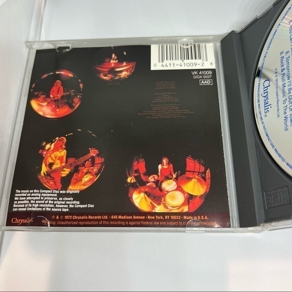 Euc - Ten Years After Rock & Roll Music To The World CD Chrysalis VK 41009 RARE - Picture 4 of 8